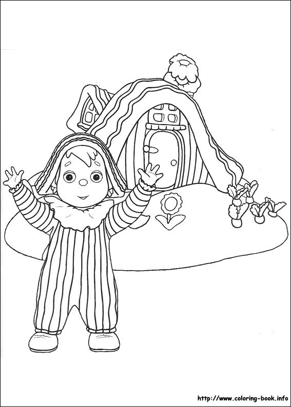 Andy Pandy coloring picture